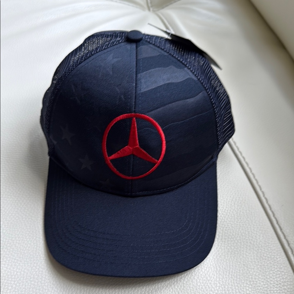 Mercedes-Benz Stars and Stripes Mesh‎ Back Cap